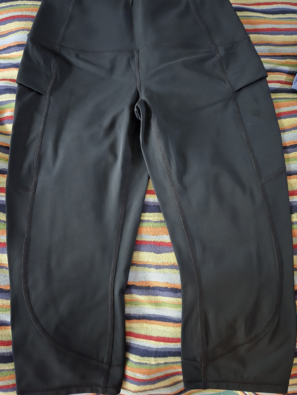 Eddie Bauer Black Womens' Capri Leggings with Side Pockets M NWOT
